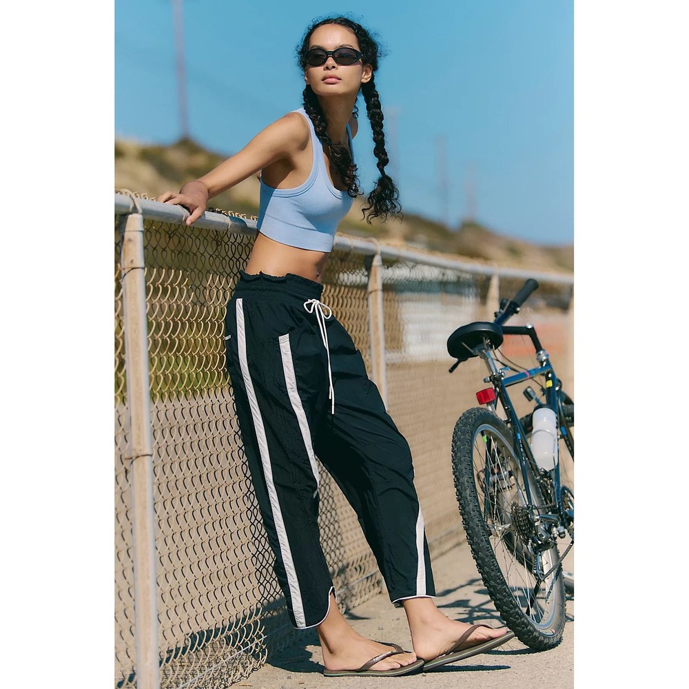 Free People Movement Champ Is Here Track Pants Black Size Small Running Outdoor